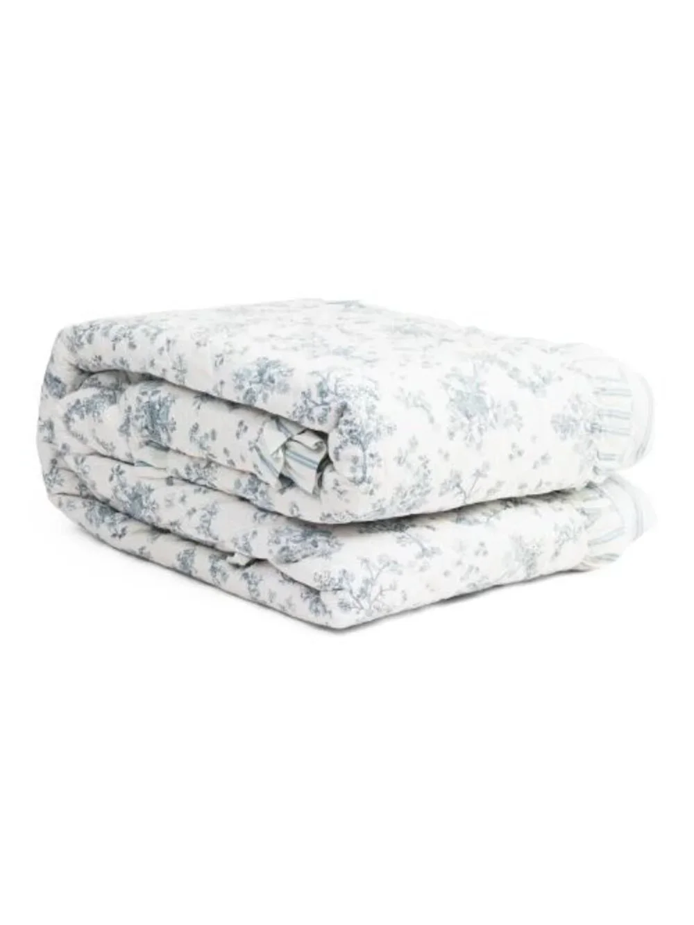 LILLIAN AUGUST HOME Toile Cotton Percale Quilt Set